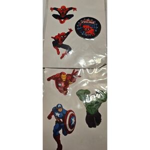 Marvel Avengers Spider-Man‎ Captain America Iron Man Hulk Patches Set New
